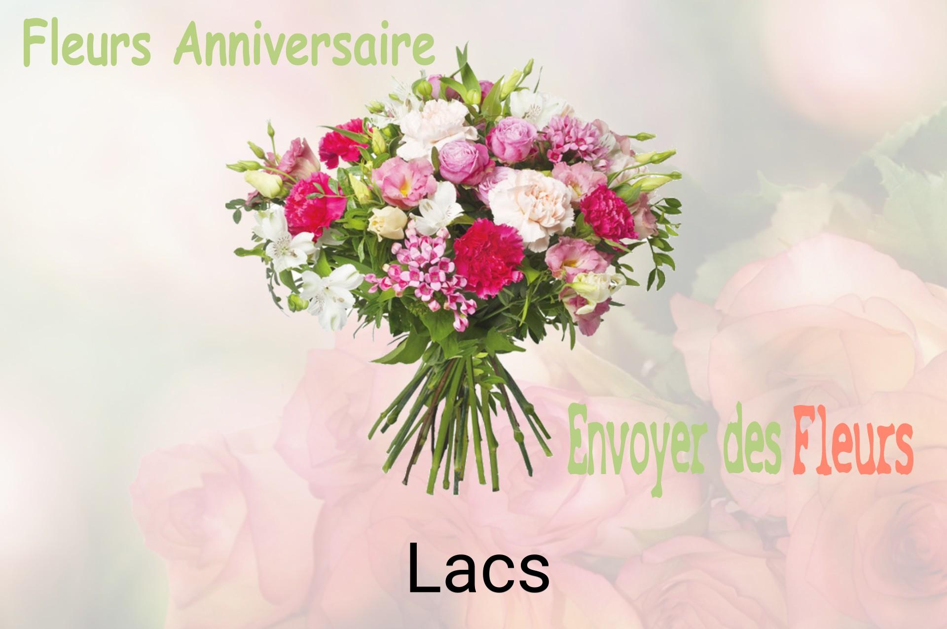 Bouquet de fleurs d’anniversaire livré à Lacs